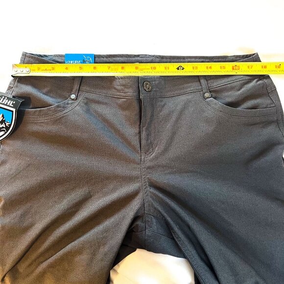 Kuhl NEW Womens Gray Grey Trekr Kapri Cropped Capri Pants 14 - Picture 14 of 16